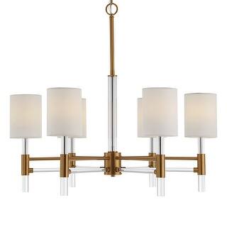Uttermost Welkin 6 Light Modern Chandelier - 30"W x 27.75"H x 30"D