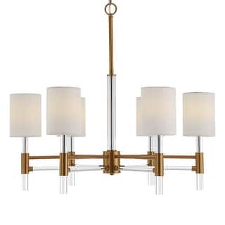 Uttermost Welkin 6 Light Modern Chandelier - 30"W x 27.75"H x 30"D