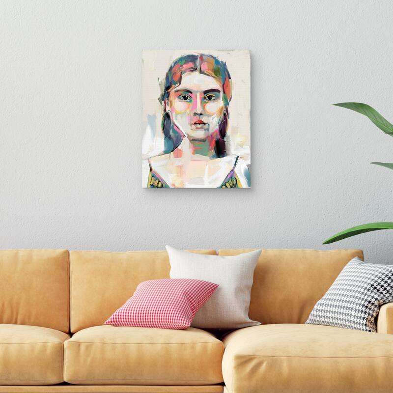 Face to Face I by Studio Arts Canvas Art Print