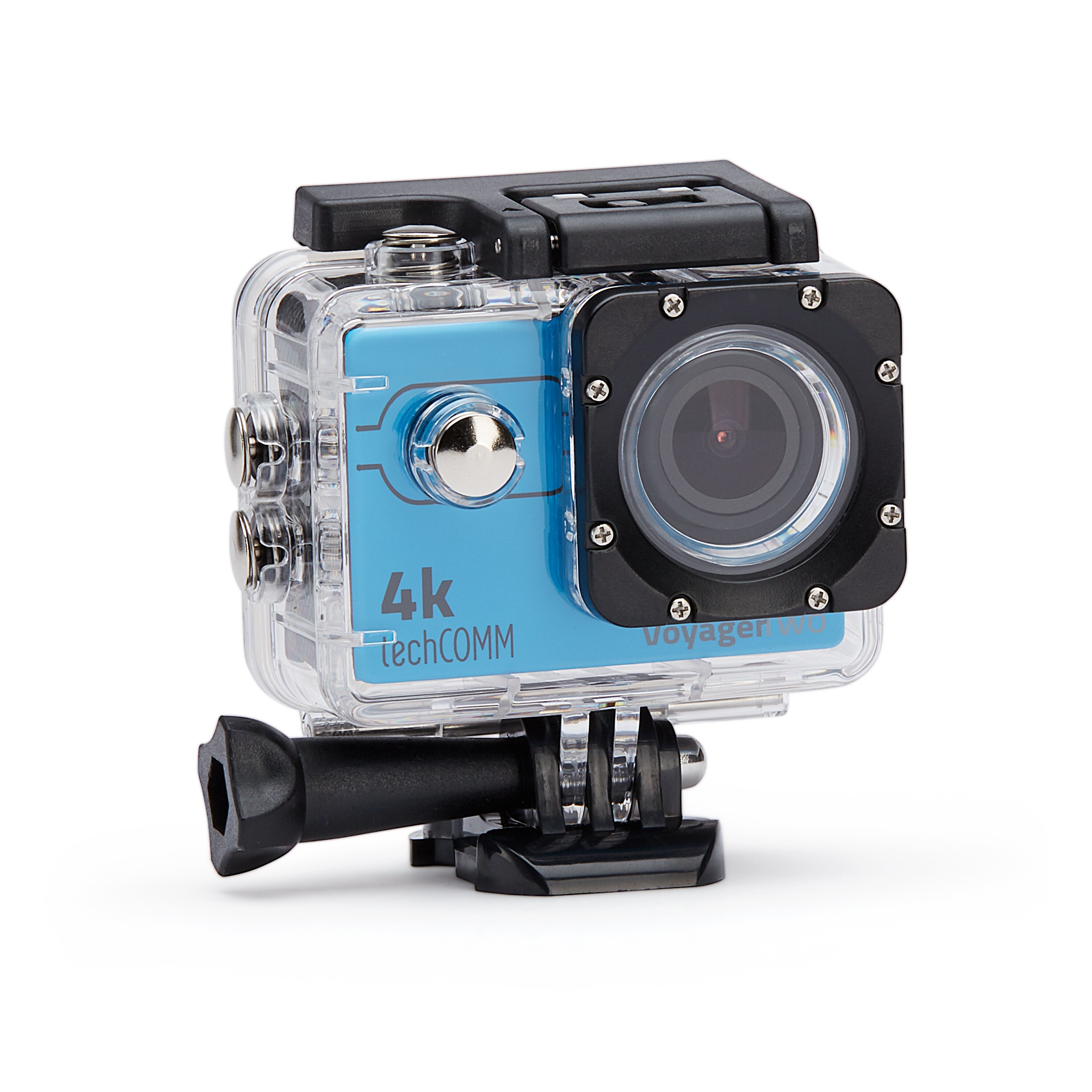 Shop For Techcomm Voyager Two 4k Sports Action Wi Fi Camera With 16mp Sony Cmos Sensor Waterproof Case And 170 Degree Wide Angle View Get Free Shipping On Everything At Overstock Your Online Cameras Camcorders Outlet Store
