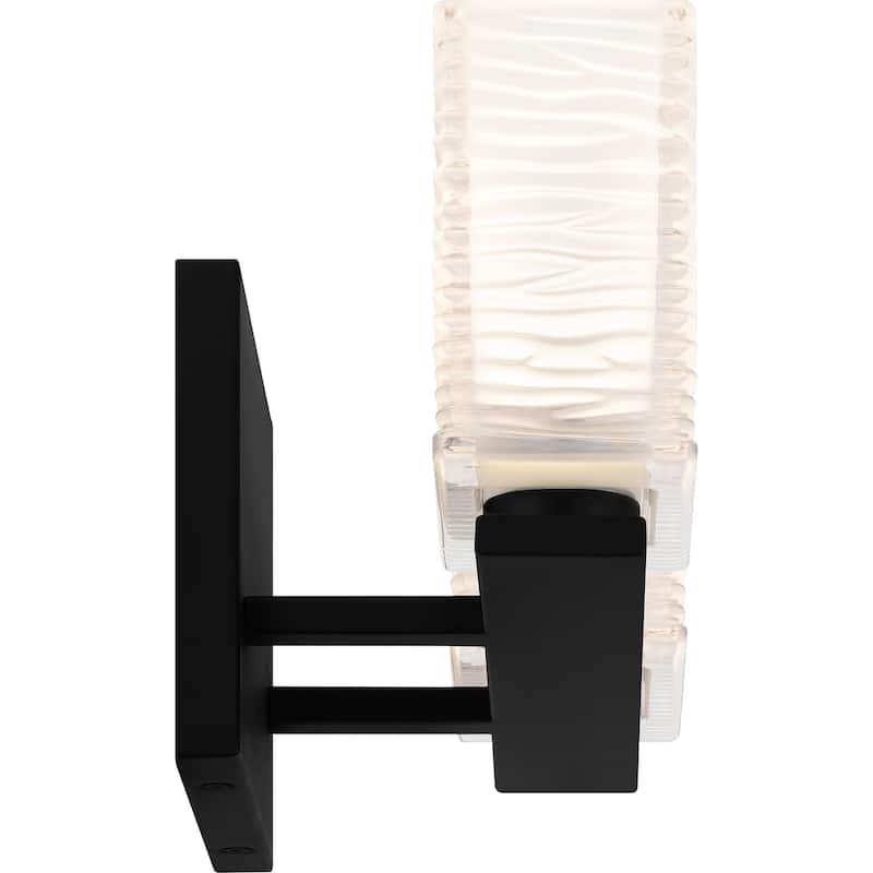 Westcap 2-Light Matte Black Bath Light
