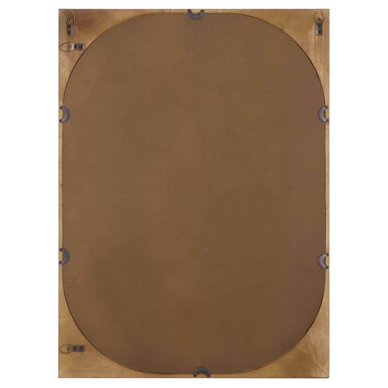 SAFAVIEH Home Zola -21 x 29-inch, Rubberwood/Mdf/Glass, Mirror - 21"W x 1"D x 29"H