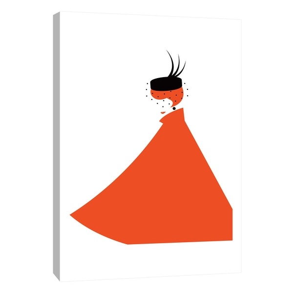 PTM Images 9-105206 PTM Canvas Collection 10" x 8" - "Lady in Pillbox Hat" Giclee Women Art Print on Canvas