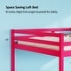 preview thumbnail 32 of 57, Espresso Wood Junior Loft Bed with Stairs for Adults, Kids and Young Teens