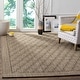 preview thumbnail 5 of 54, SAFAVIEH Palm Beach Tadako Trellis Sisal/ Jute Rug 3' x 5' - Silver - Rectangle