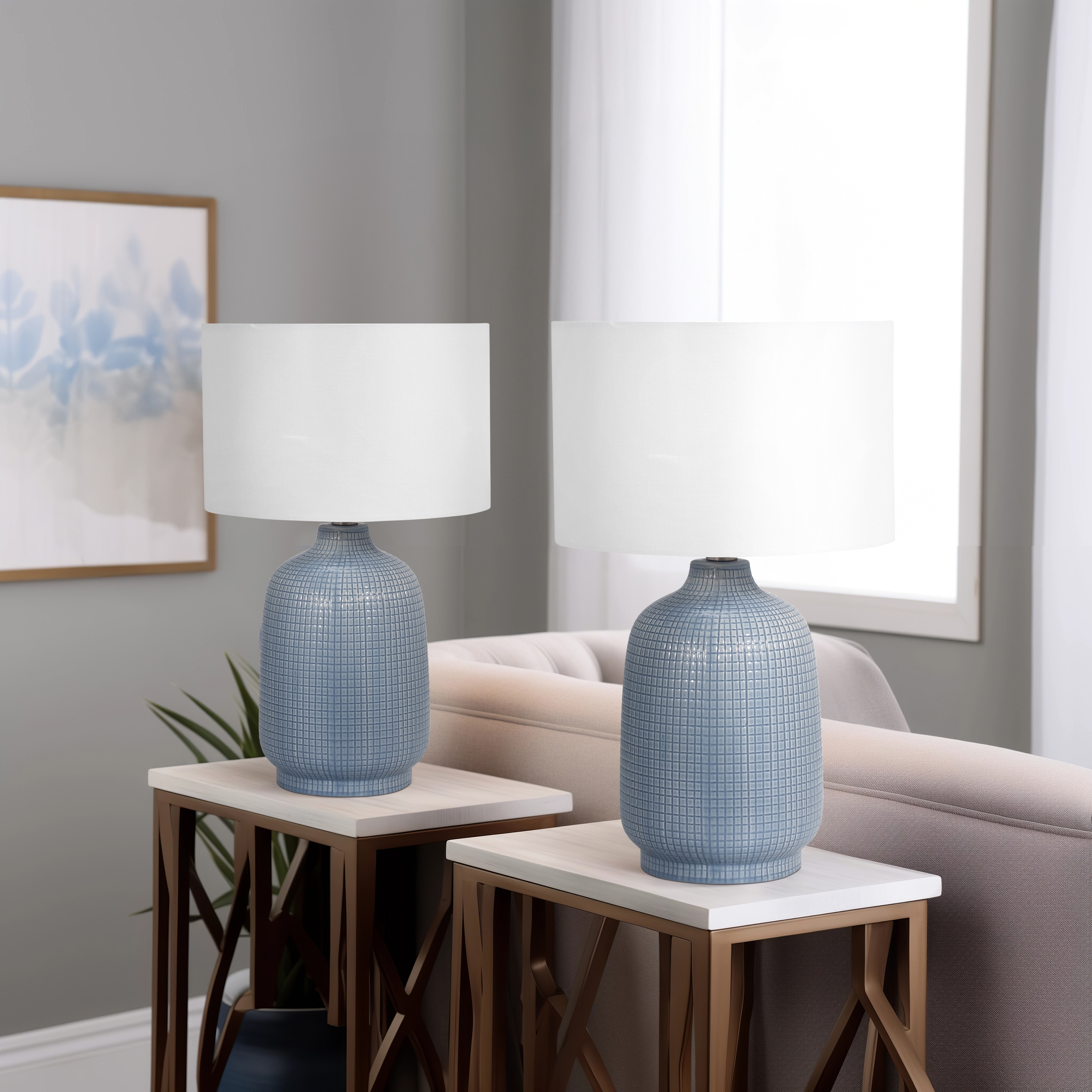 Sagebrook Home Textured Modern 19