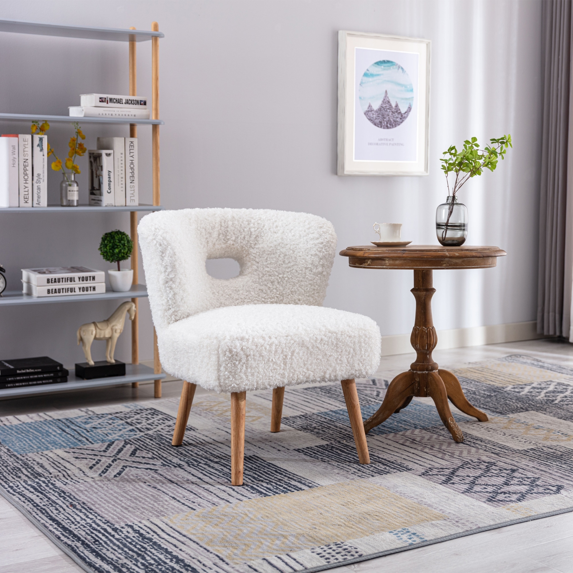 Mimi vegan hotsell lambskin chair