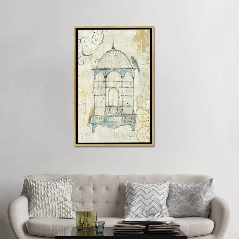 iCanvas "Bird Cage IV " by Avery Tillmon Framed Canvas Print