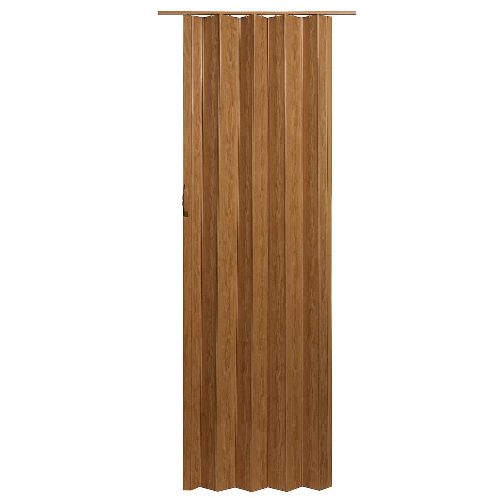 Spectrum Via Oak PVC 36-inch x 96-inch Folding Door