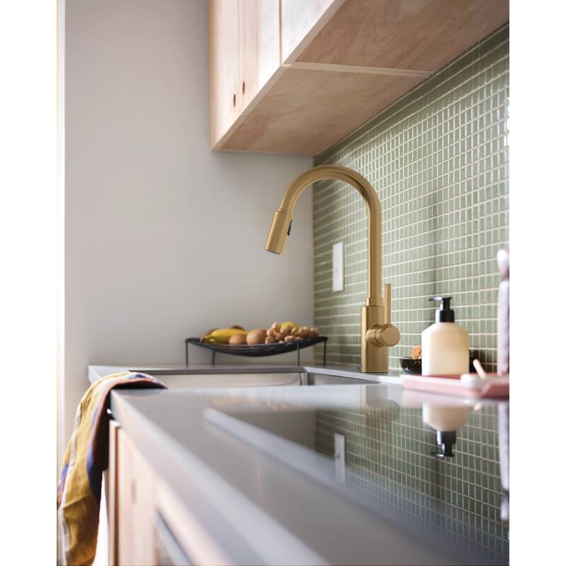 Moen Genta LX Pull-Down Spray Kitchen Faucet with PowerClean
