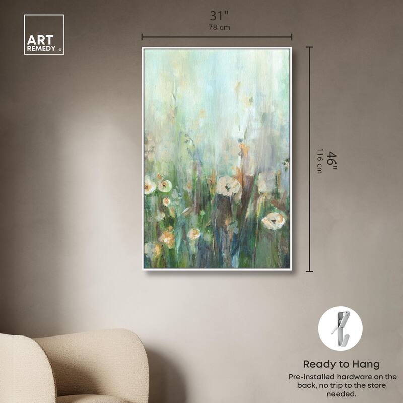 Harmony Green II Canvas by Art Remedy