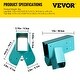 preview thumbnail 14 of 12, VEVOR Swing Set Bracket 12\" Swing Bracket A-Frame Construction，for 2 (4x4) Legs & 1 (4x6) Beam