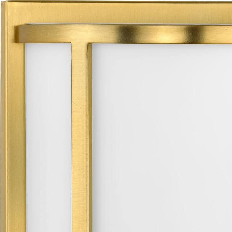 Parkhurst Collection Two-Light Brushed Bronze Etched Glass New Traditional Wall Sconce - 7.5 in x 4 in x 12 in