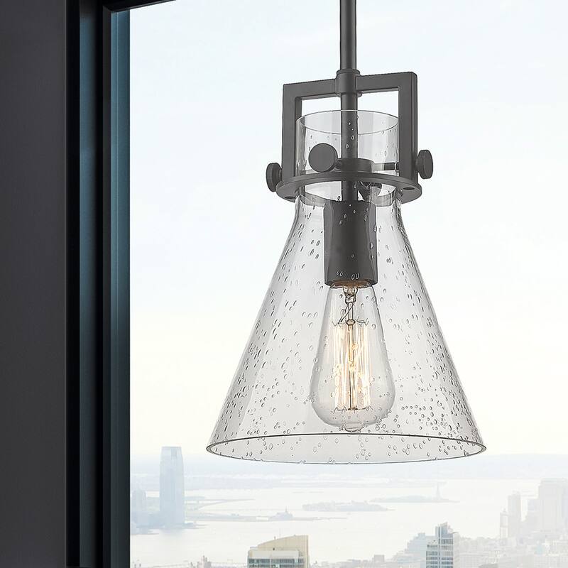 Innovations Lighting Newton Cone - 1 Light 8" Stem Hung Pendant