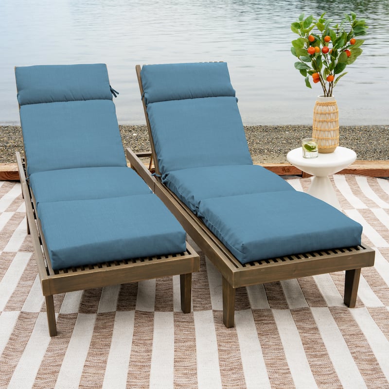 ARDEN Outdoor Chaise Lounge Cushion - 72"L x 21"W