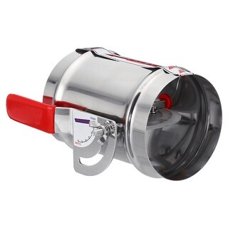 PATIKIL 10" HVAC Duct Manual Volume Damper, Metal Adjustment