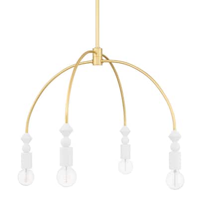 Mitzi Flora 4 Light Chandelier