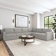 preview thumbnail 4 of 18, Flex 6-seat Upholstered Modular Sectional by Flexsteel - 134" x 35" x 103"