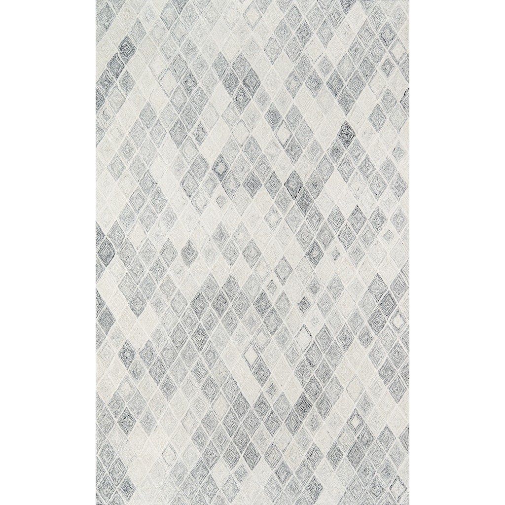 Momeni Cortland Hand Tufted Wool Contemporary Geometric Area Rug