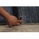 preview thumbnail 14 of 15, Modern Solid Gabbeh Kashkoli Oriental Area Rug Wool Hand-knotted - 5'5" x 7'10"