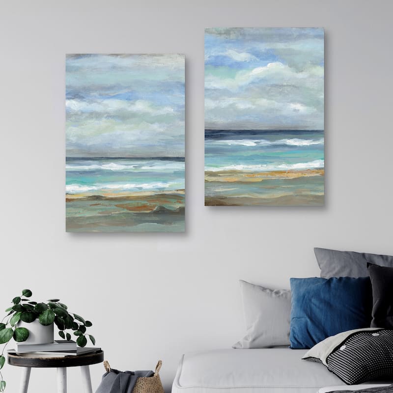 Seashore VII, Seashore VIII by Silvia Vassileva Canvas Art Prints