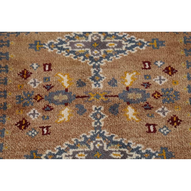 Viss Indian Runner Rug Hand-Knotted Wool Carpet - 2'6"x 8'0"