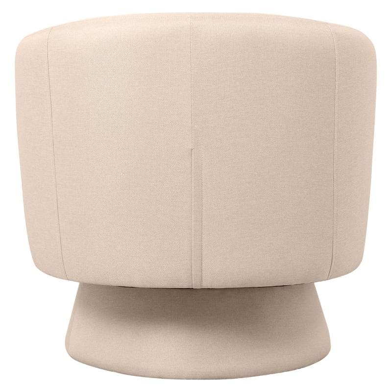 Raze 31" Swivel Accent Armchair Upholstered in Boucle/Velvet/Linen Fabric with Plush Cushioning and Solid Wood Support