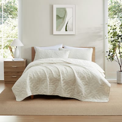 HLC.ME Logan - 3 Piece Size Quilt Set, Lightweight Bedspread Coverlet Set
