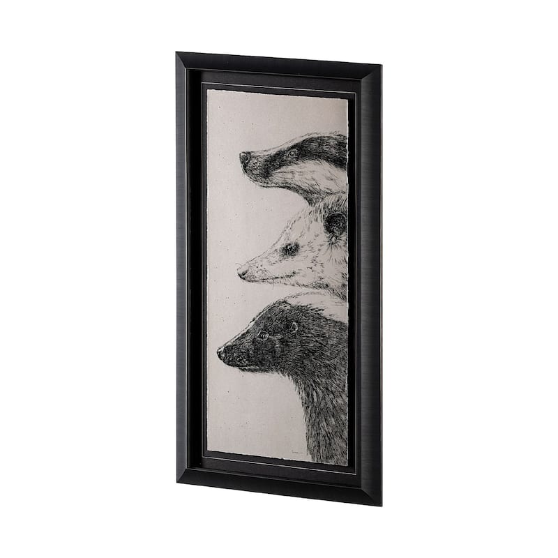 Three is a Crowd I Framed Art Print