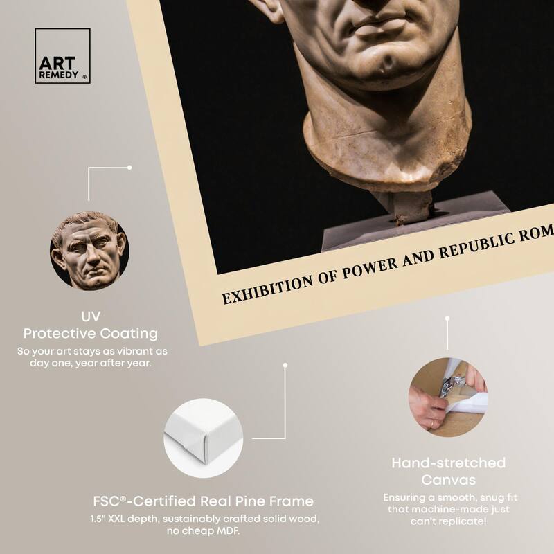 Roman Leader Canvas by Art Remedy, Gallery Wrapped