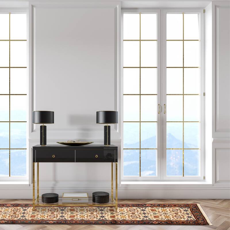 ECARPETGALLERY Hand-knotted Serapi Heritage Cream Wool Rug - 2'6 x 11'11