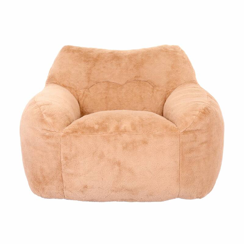 Bean Bag Sofa Chair with Armrests, Stuffed High-Density Foam, Lazy Sofa Comfy Chairs