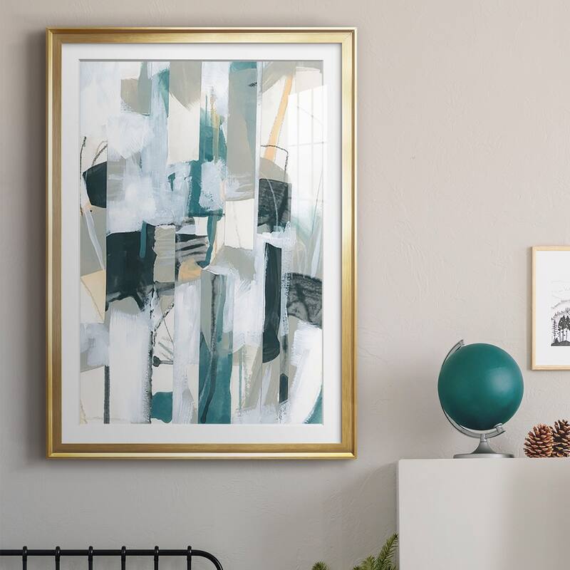 Sea Cavern Strata IV Premium Framed Print - Ready to Hang
