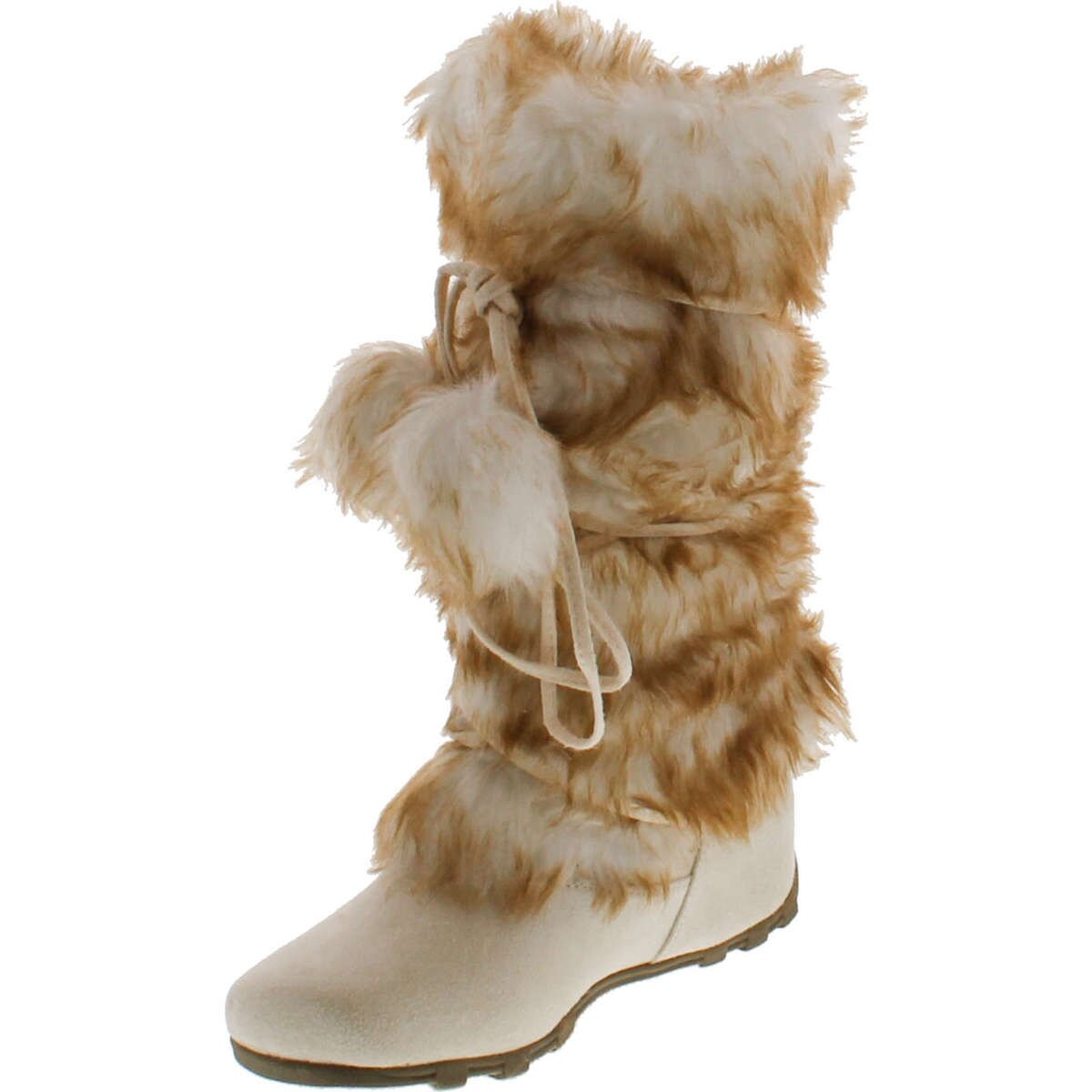 Shop Blossom Womens Tara Hi Pom Pom Winter Fashion Boots Ice