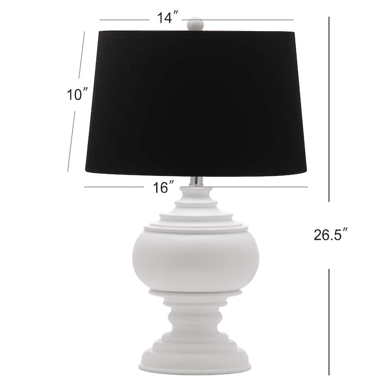 SAFAVIEH Lighting Julissa 26-inch LED Table Lamp - 16"x16"x26.5" - 16Wx16Dx27H