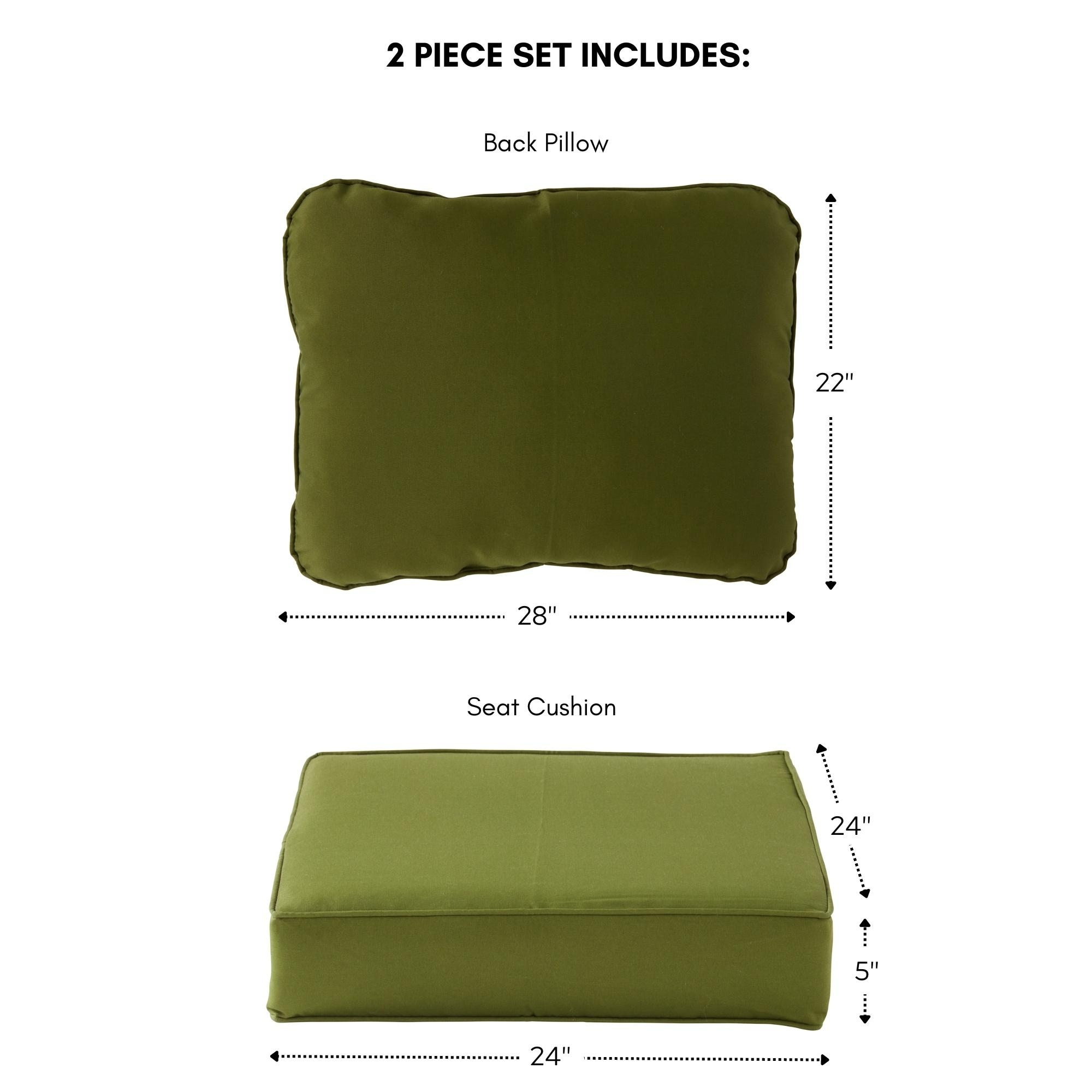 Hunter green outdoor cushions 2025
