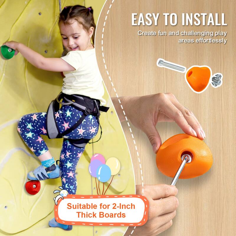 Rock Climbing Holds Climbing Wall Grips for Indoor and Outdoor