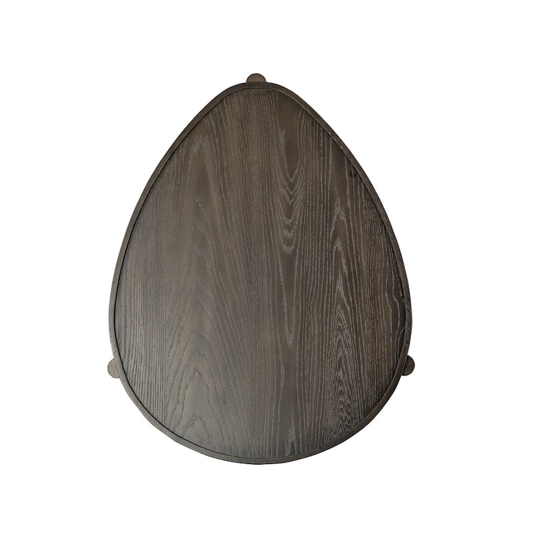 Magnussen Home Hadleigh Black Coffee Bean Shaped Nesting Cocktail Table - 37''W x 31.5''D x 18''H