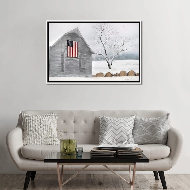 iCanvas "Old Glory" by Lori Deiter Framed Canvas Print