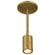preview thumbnail 40 of 46, Access Lighting Cafe 1 Light LED Wall Or Ceiling Spotlight Antique Brushed Brass