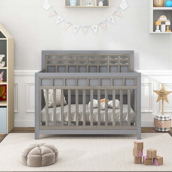 Certified Baby Safe Crib Pine Solid Wood 53.80 L 27.00 W 45.10 H Bed Bath Beyond 39121271