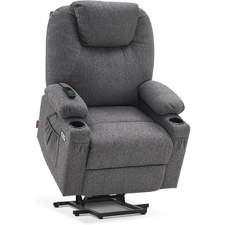 Power lift recliner for heavy person store