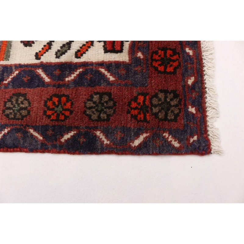 ECARPETGALLERY Hand-knotted Andelz Red Wool Rug - 3'1 x 4'9