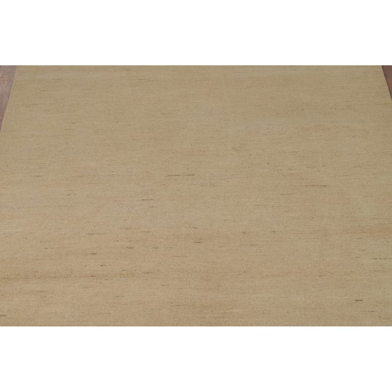 Gabbeh Modern Area Rug Handmade Wool Carpet - 6'0"x 9'2"