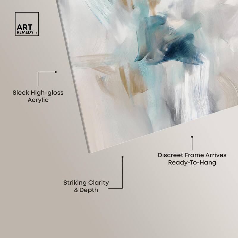 Whispering Colors III Acrylic by Art Remedy, Ready to Hang