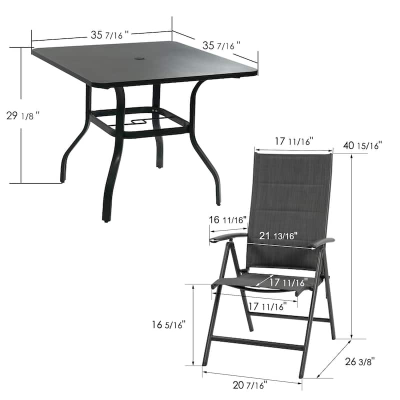 Kozyard Coolmen Outdoor Patio Dining Furniture Table