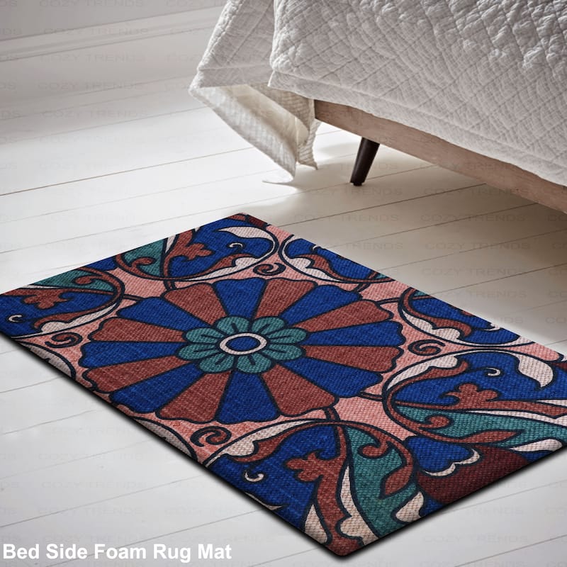 Handwoven Anti Fatigue Cushioned Standing Cotton Doormat/Bathroom/ Kitchen Mat 18"x30"