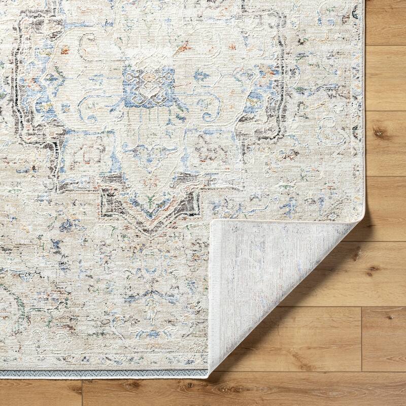 Livabliss Rivaldo Traditional Medallion Area Rug