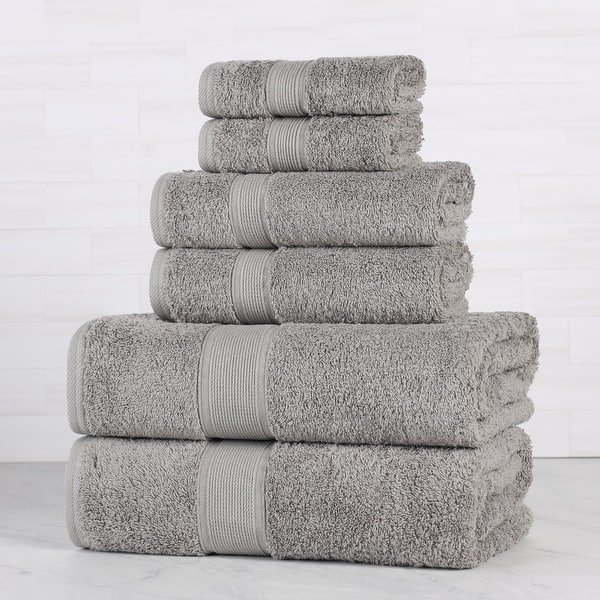 Superior Oregon Organic Cotton Solid 6-Piece Towel Set