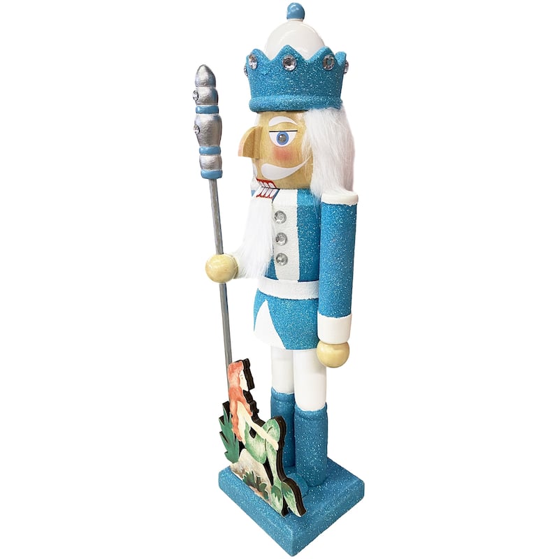 14" Mermaid King Nutcracker